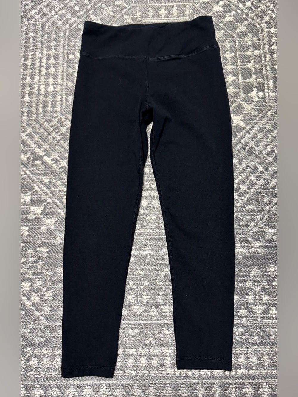 DKNY Womens Tummy Control Workout /Yoga LOGO Leggings  Sz M